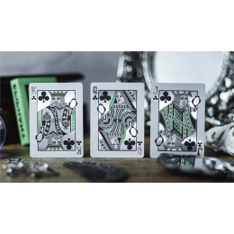 Игральные карты Reflections Epiphany (Green) Playing Cards by Emily Sleights под заказ из США