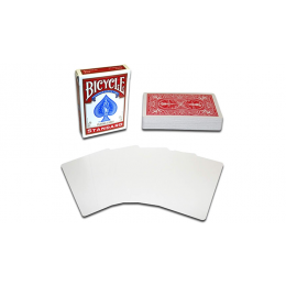 Игральные карты Magnetic Card - Bicycle Cards (2 Per Package) Blank Face Red by Chazpro  под заказ из США