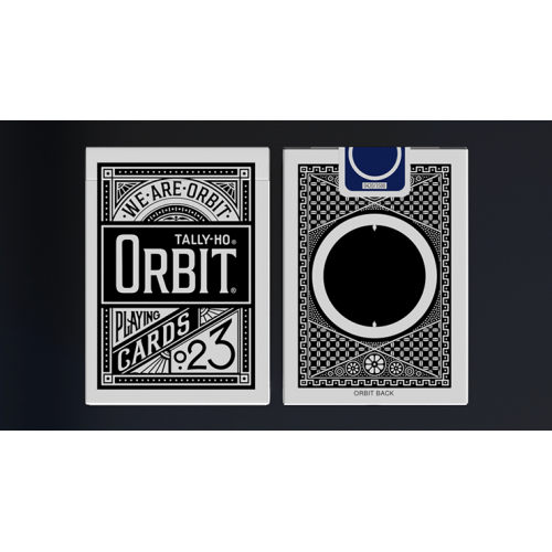 Игральные карты Orbit Tally Ho Circle Back (Black) Playing Cards под заказ из США