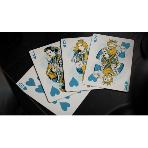 Игральные карты Bicycle Cool Blue Neon Rider Back Playing Cards под заказ из США