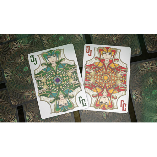 Игральные карты Bicycle Jade Playing Cards by Gamblers Warehouse под заказ из США