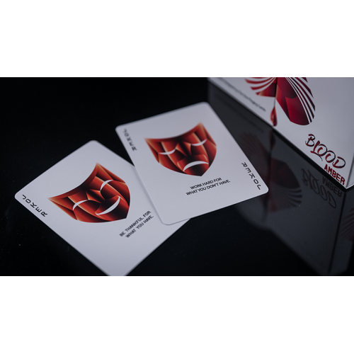 Игральные карты Skymember Presents Blood Amber by The One Playing Cards под заказ из США