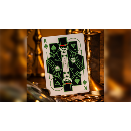 Игральные карты The Gentleman Thief Emerald (Player Edition of Imposter) by Giovanni Meroni под заказ из США