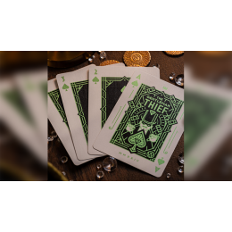 Игральные карты The Gentleman Thief Emerald (Player Edition of Imposter) by Giovanni Meroni под заказ из США