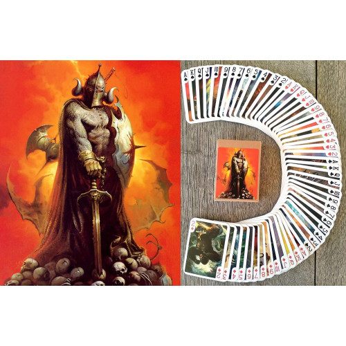 Ken Kelly FANTASY Playing Cards – Frazetta, Conan, KISS, Sword & Sorcery Art под заказ из США