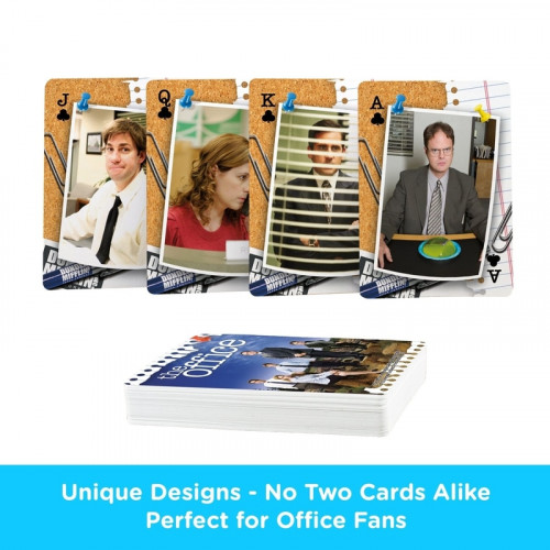 The Office Cast (Dwight, Micheal Scott, Jim, Pam) Playing Cards by AQUARIUS под заказ из США