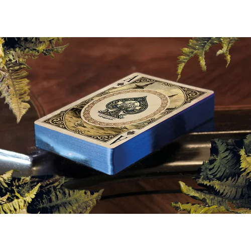 Thalassic- Blue Lagoon Playing Cards Blue Gilt Edged by Marianne Larsen под заказ из США