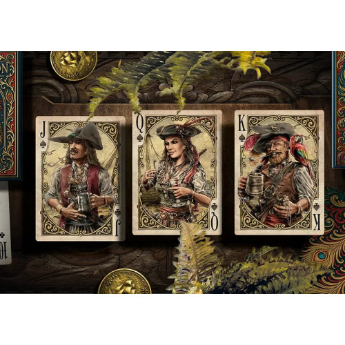 Thalassic- Blue Lagoon Playing Cards Blue Gilt Edged by Marianne Larsen под заказ из США