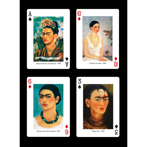 Frida Kahlo Mexican Artist Revolutionary Art Print Playing Cards by Piatnik под заказ из США