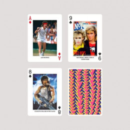 1980s (Adam Ant, Princess Di, Rambo, Duran Duran) Playing Cards by Piatnik под заказ из США