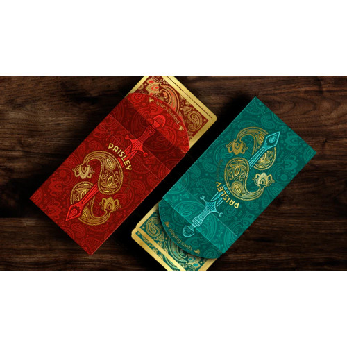 Paisley Royals Teal Playing Cards by Dutch Card House под заказ из США