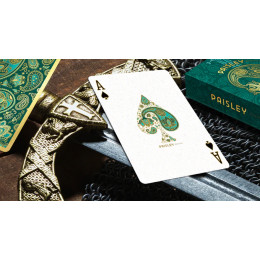 Paisley Royals Teal Playing Cards by Dutch Card House под заказ из США