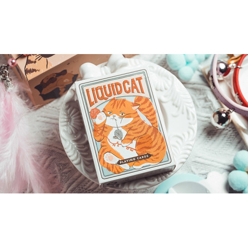 Liquid Cat Playing Cards by 808 Magic and Bacon Playing Card под заказ из США