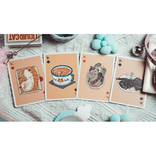 Liquid Cat Playing Cards by 808 Magic and Bacon Playing Card под заказ из США