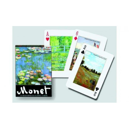 Claude Monet Impressionist Painting Art Playing Cards by Piatnik под заказ из США
