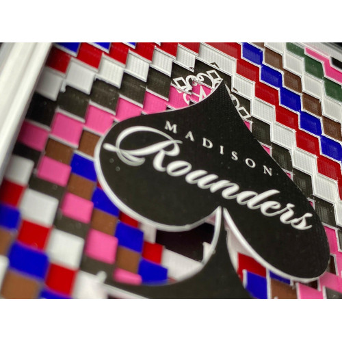 Madison Rounders Ace 1 Diagonals carved playing cards by Victor de Urda 1 of 1 под заказ из США