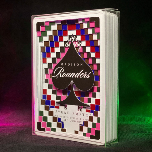 Madison Rounders Ace 1 Diagonals carved playing cards by Victor de Urda 1 of 1 под заказ из США