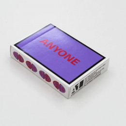 CAP LOGO PURPLE/RED BY ANYONE