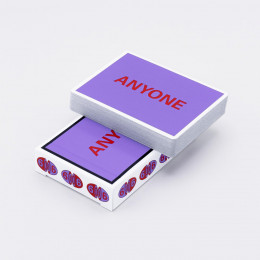 CAP LOGO PURPLE/RED BY ANYONE