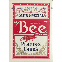 Игральные карты BEE С ПЧЕЛОЙ JUMBO INDEX OHIO RED