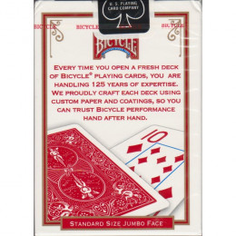 BICYCLE JUMBO Index Red