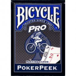 BICYCLE PRO POKERPEEK BLUE