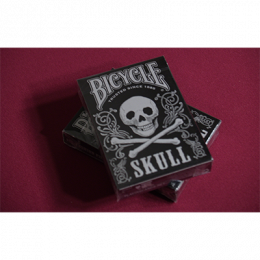 Игральные карты BICYCLE SKULL METALLIC (SILVER) USPCC BY GAMBLER'S WAREHOUSE