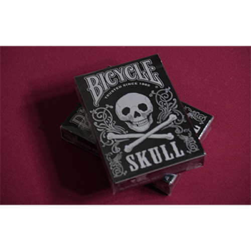Игральные карты BICYCLE SKULL METALLIC (SILVER) USPCC BY GAMBLER'S WAREHOUSE