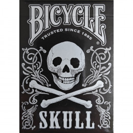 Игральные карты BICYCLE SKULL METALLIC (SILVER) USPCC BY GAMBLER'S WAREHOUSE
