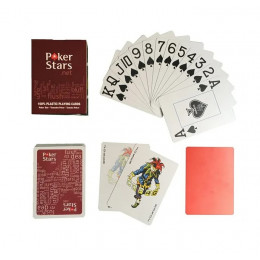 Игральные карты COPAG POKER STARS 100% PLASTIC RED