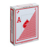 COPAG TEXAS HOLD'EM 100% PLASTIC PEEK INDEX RED