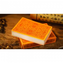 Игральные карты ANCIENT RELICS SEAT PLAYING CARD BY 52 MUSEE (ORANGE)
