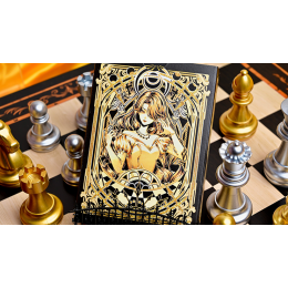 Игральные карты CHESS BLACK PLAYING CARDS BY HIDDEN LIGHT