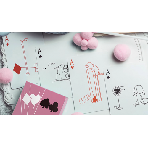 Игральные карты DIARY OF KITTEN AND PUPPY - PUPPY PINK EDITION PLAYING CARDS