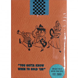 FRANKLIN BBQ CLASSIC ORANGE PLAYING CARDS