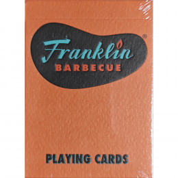 FRANKLIN BBQ CLASSIC ORANGE PLAYING CARDS