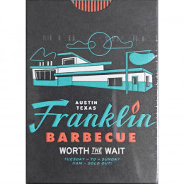 FRANKLIN BBQ RETRO BLACK PLAYING CARDS