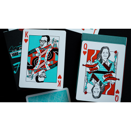 FRANKLIN BBQ RETRO BLACK PLAYING CARDS