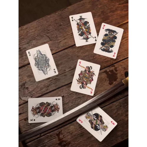 Игральные карты GHOST OF YŌTEI PLAYING CARDS — BLACK EDITION BY DYENAMIK