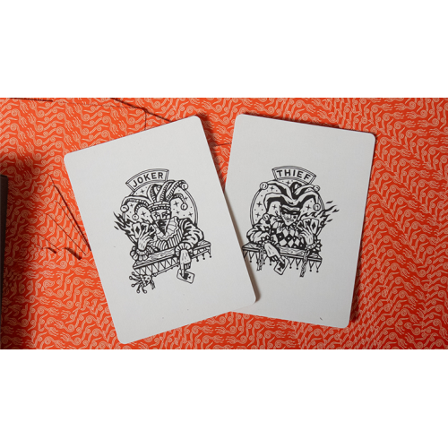 Игральные карты NO BORDERS EDITION 2 CROWN BACK (RED) PLAYING CARDS BY JOKER AND THE THIEF