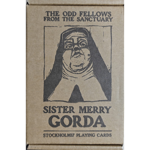 Игральные карты ODD FELLOWS (SISTER MERRY GORDA) PLAYING CARDS BY STOCKHOLM17