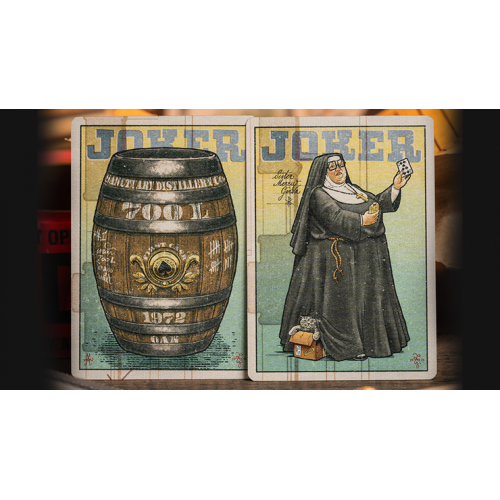 Игральные карты ODD FELLOWS (SISTER MERRY GORDA) PLAYING CARDS BY STOCKHOLM17