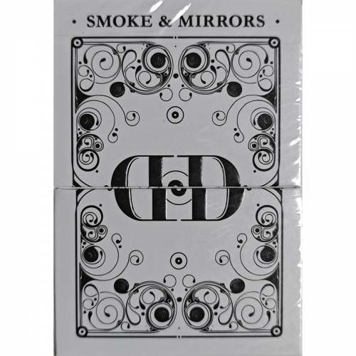 Игральные карты SMOKE & MIRROR (SMOKE-WHITE) DELUXE LIMITED EDITION PLAYING CARDS BY DAN & DAVE