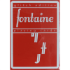 Игральные карты FONTAINE GLITCH RED