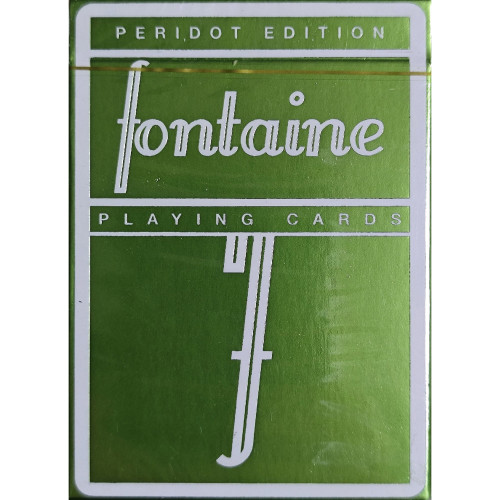 Игральные карты FONTAINE PERIDOT FOILS PLAYING CARDS