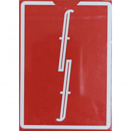 FONTAINE SUPREME BACK RED PLAYING CARDS