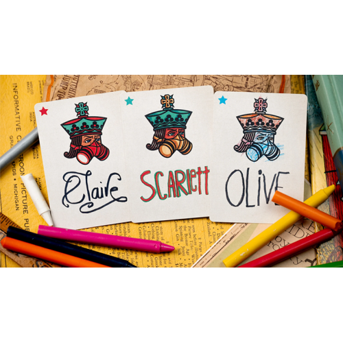 Игральные карты CRAYON PLAYING CARDS BY KINGS WILD