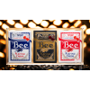 BEE X CHERRY CASINO 3 DECK SET (BLUE, RED AND BLACK)