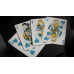 BICYCLE COOL BLUE NEON RIDER BACK PLAYING CARDS
