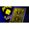 BICYCLE NEON RIDER BACK YELLOW STARBURST DECK PLAYING CARDS